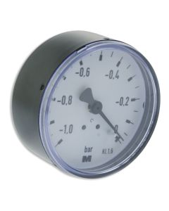 Vakuummeter  NG 63 ; -1 bis 0; Stahlblech; 1/4" axial