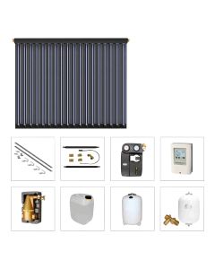 Röhrenkollektor Solarpaket SOLARBAYER CPC NERO Set 4; 4 Kollektoren, 13,04 m²