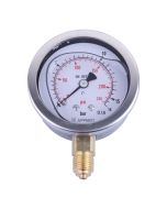 Manometer  Edelstahl Glyzerin NG 63 radial ; 0 bis 16 bar