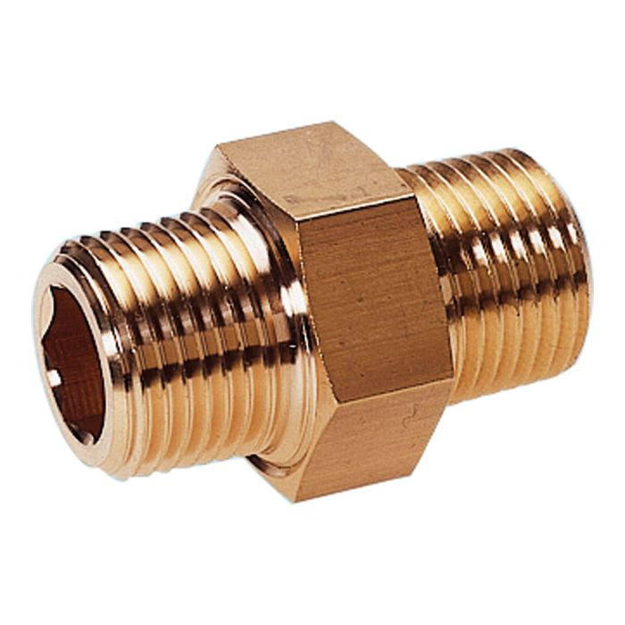 3x Messing Doppelnippel 1/2" Auf 1/4" AG - Reduzierstück Für Trinkwasser